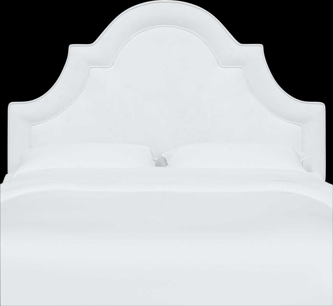 Aldimo White Twin Headboard - Thumbnail - Image 2