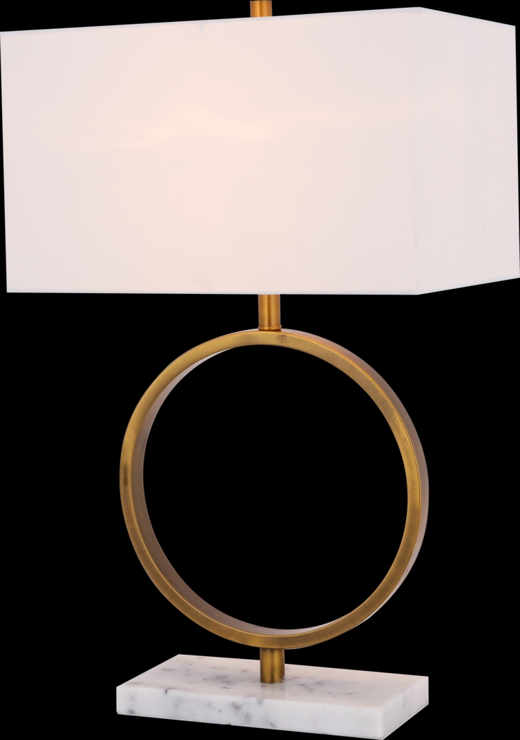 Aldo Circle Gold Lamp - Thumbnail - Image 1