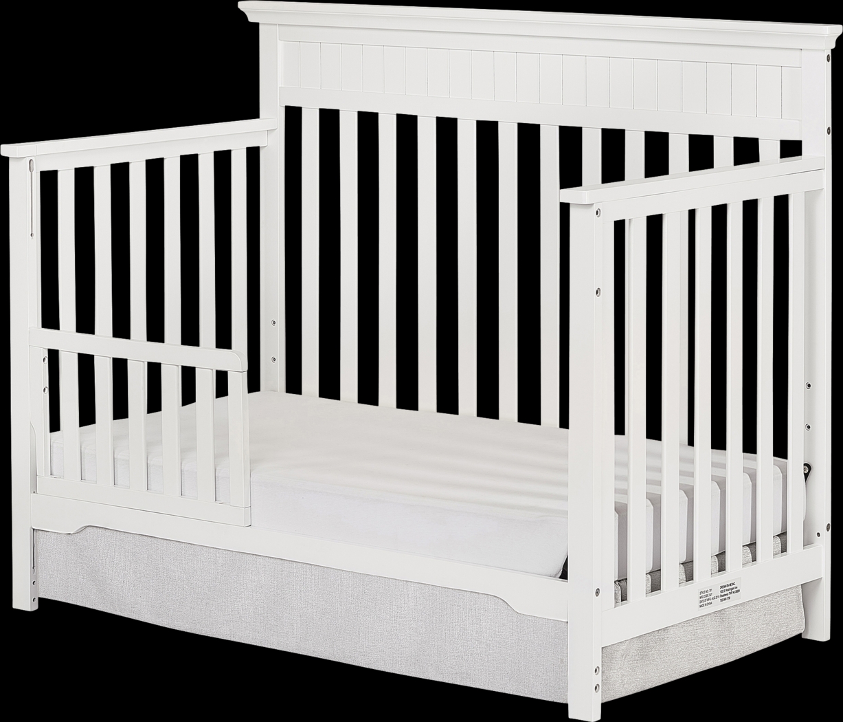 Aldridge White Convertible Crib - Thumbnail - Image 4