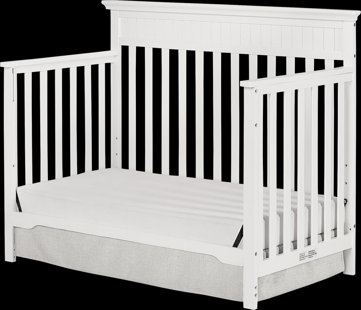Aldridge White Convertible Crib - Thumbnail - Image 5