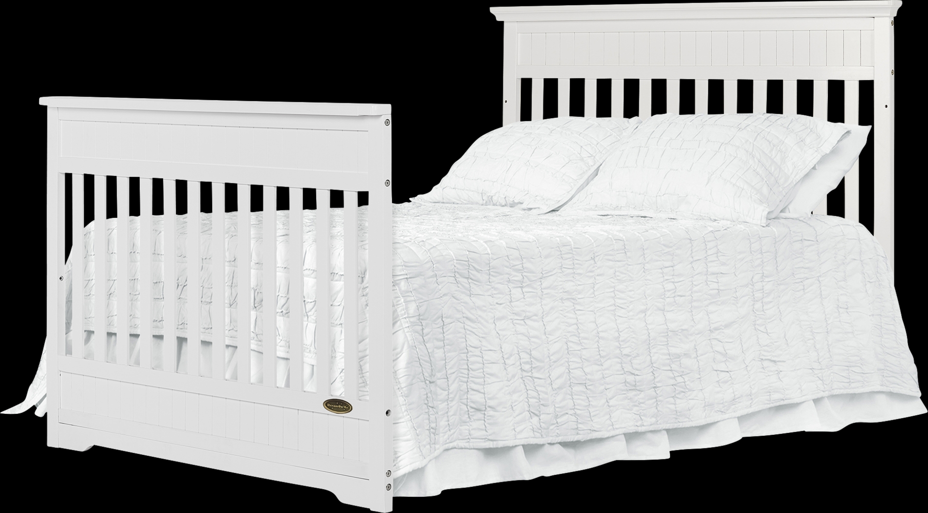 Aldridge White Convertible Crib - Thumbnail - Image 6