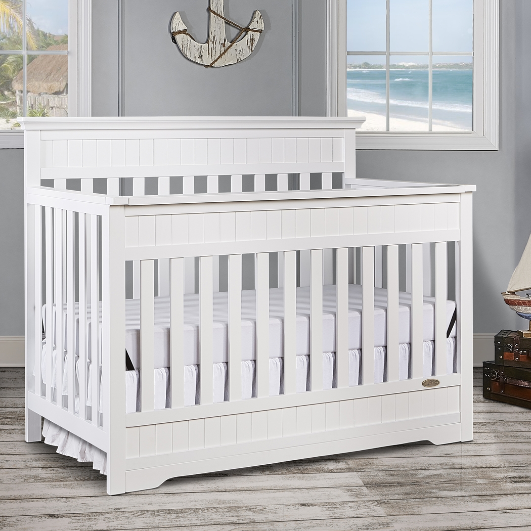 Aldridge White Convertible Crib - Thumbnail - Image 8