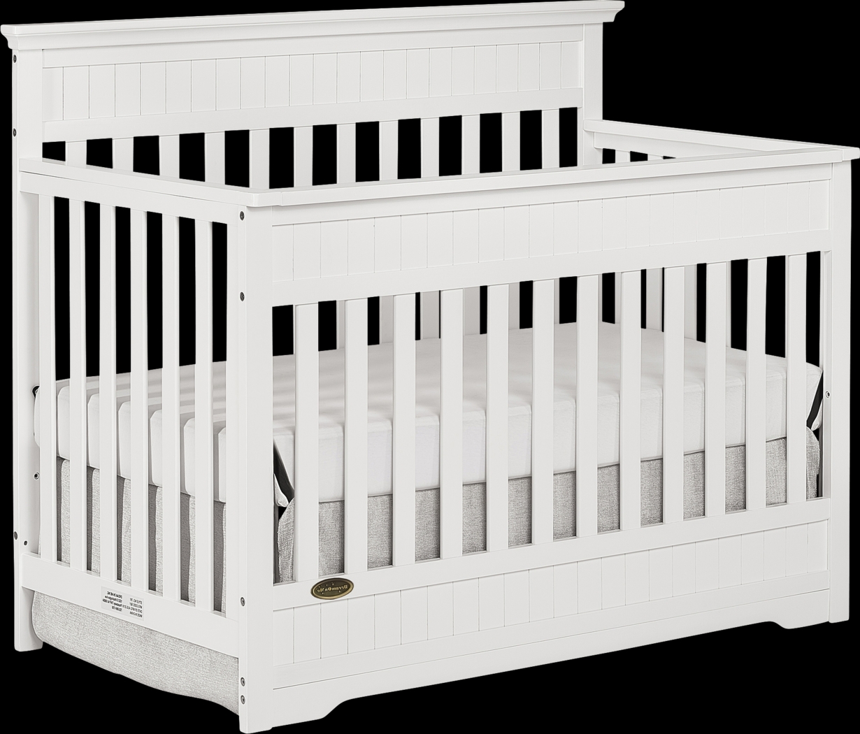 Aldridge White Convertible Crib - Thumbnail - Image 1