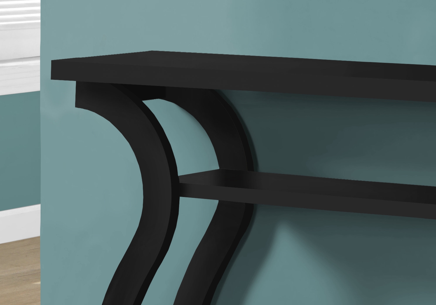 Aldworth Black Sofa Table - Thumbnail - Image 3