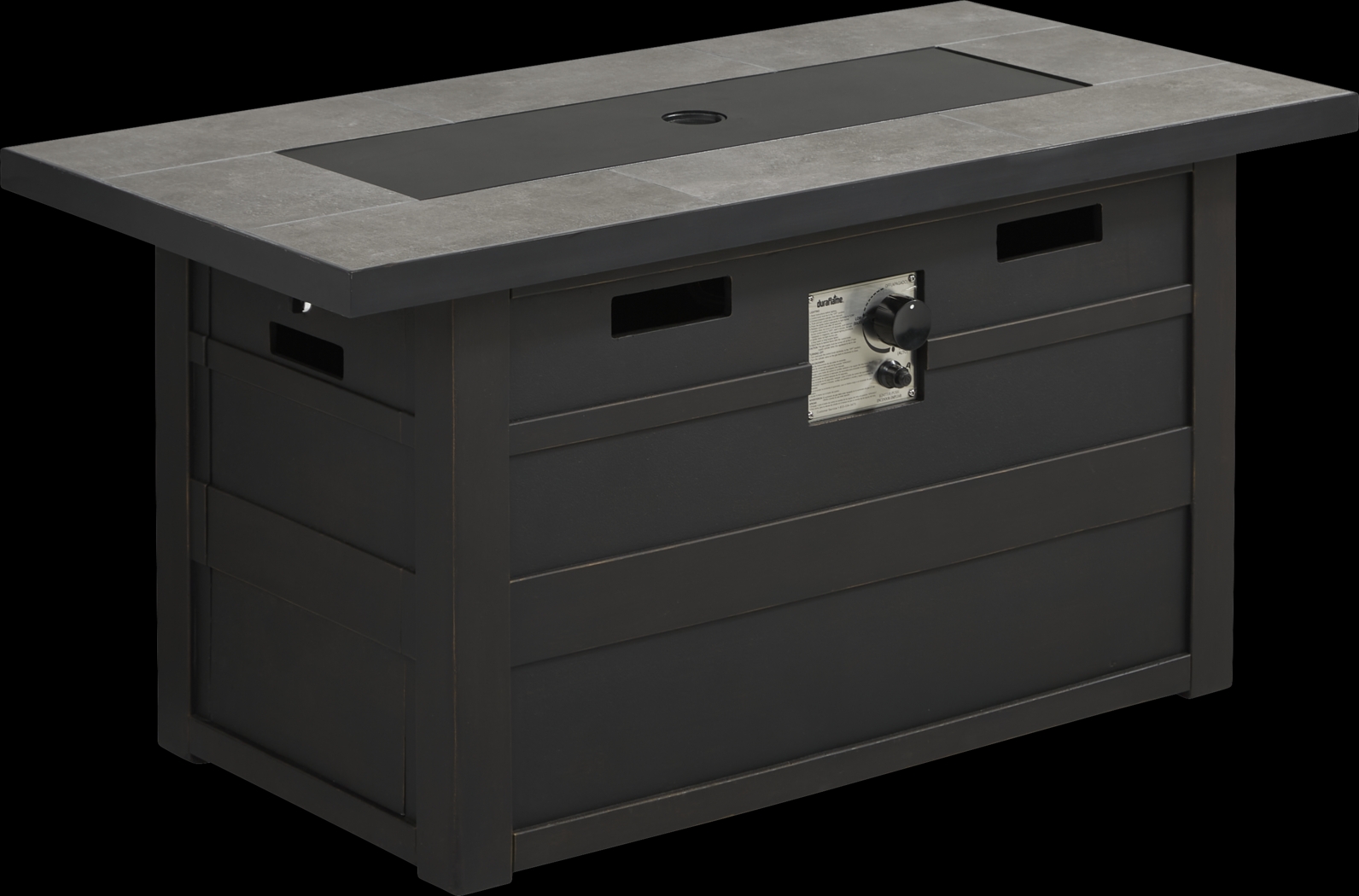 Aledo Dark Gray Outdoor Fire Pit - Thumbnail - Image 2