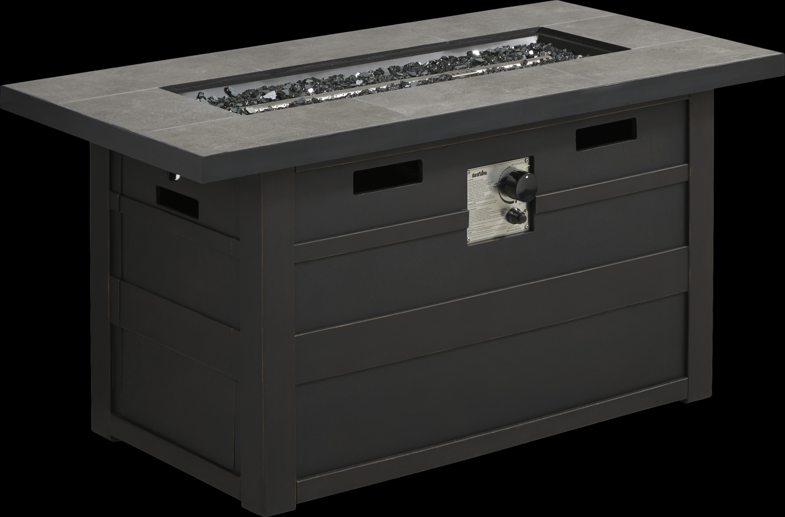 Aledo Dark Gray Outdoor Fire Pit - Thumbnail - Image 3