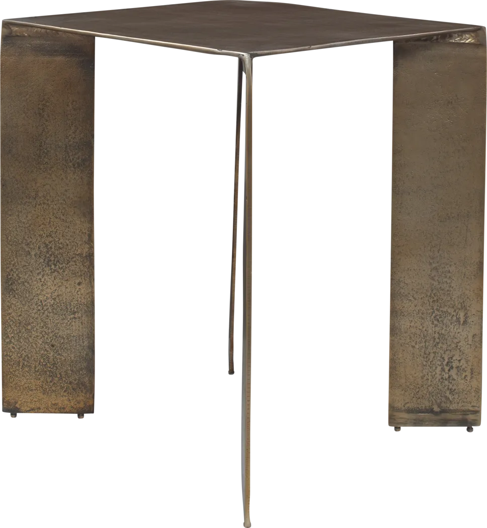 Alehi Brass Outdoor End Table - Thumbnail - Image 5