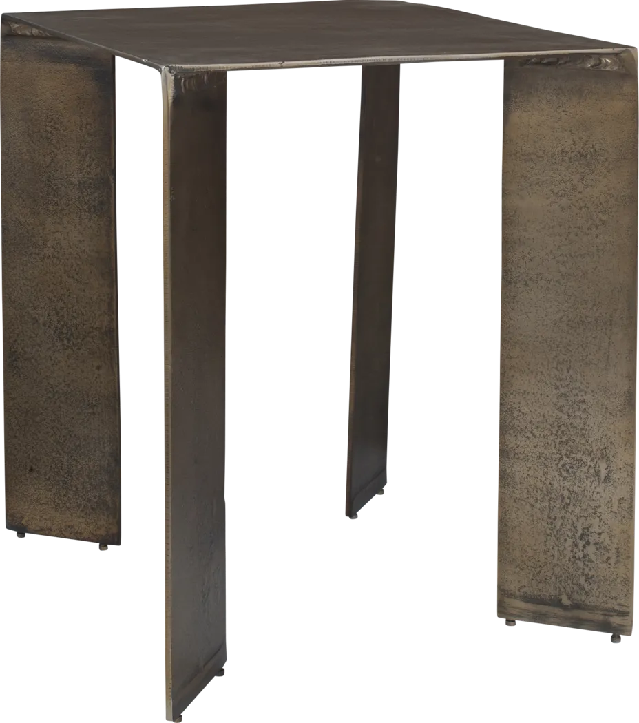 Alehi Brass Outdoor End Table - Thumbnail - Image 6