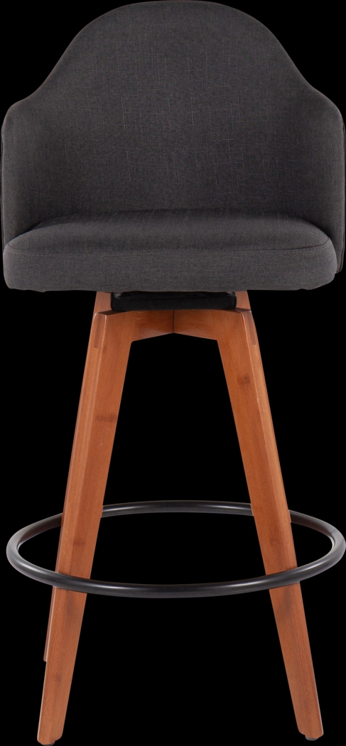 Aleiah Charcoal Counter Height Stool, Set of 2 - Thumbnail - Image 6