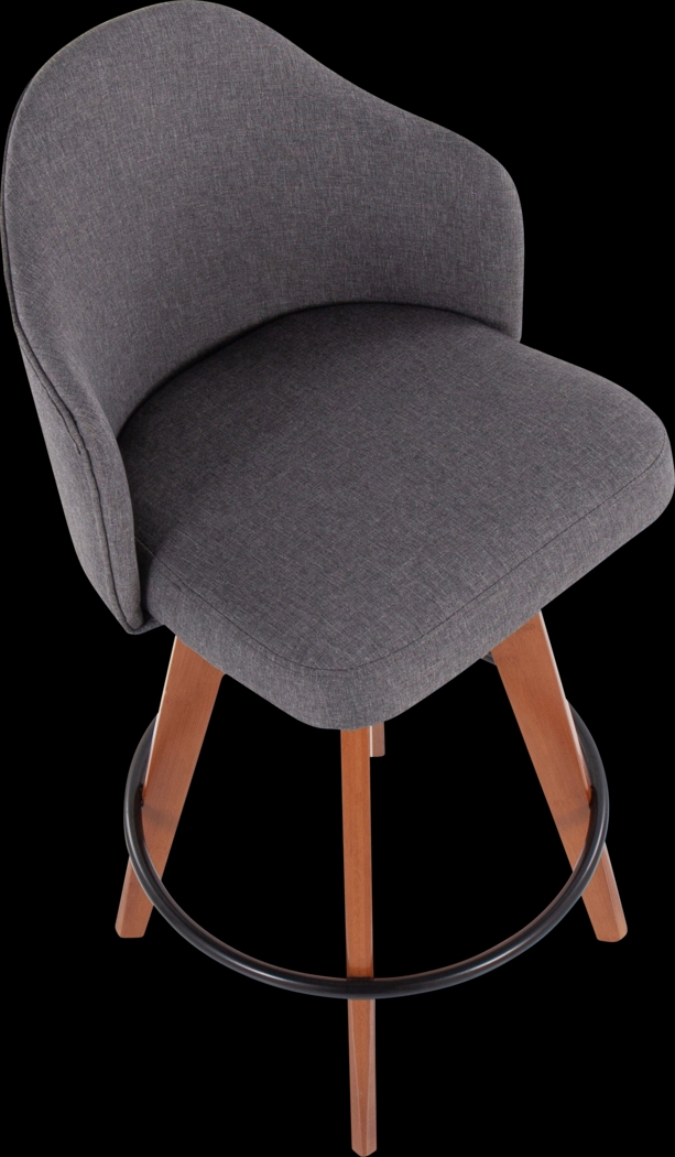 Aleiah Gray Counter Height Stool, Set of 2 - Thumbnail - Image 7