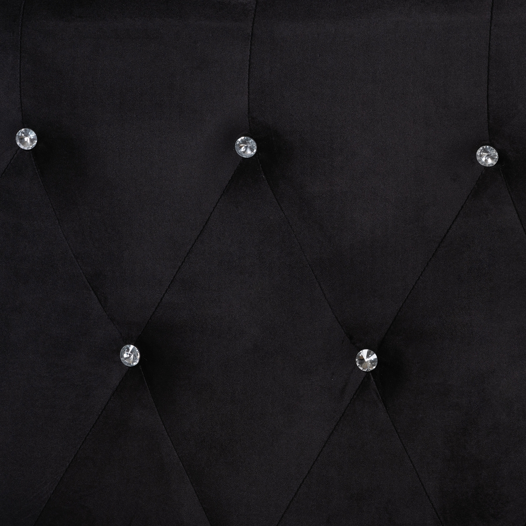 Aleida Black Queen Bed - Thumbnail - Image 7