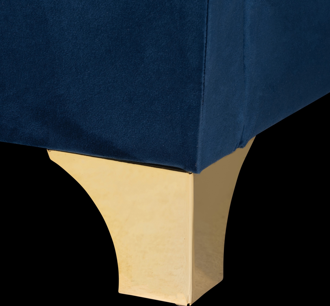 Aleida Blue Queen Bed - Thumbnail - Image 6