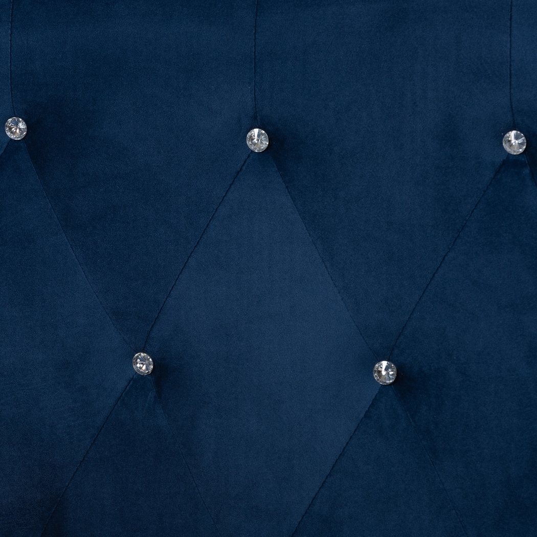 Aleida Blue Queen Bed - Thumbnail - Image 7