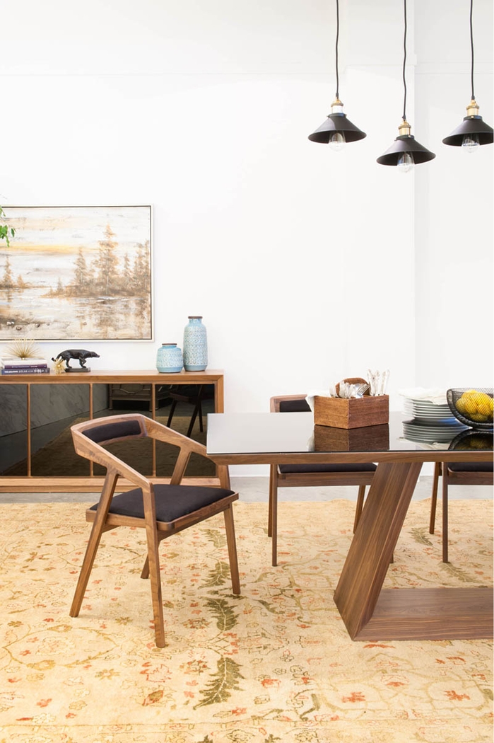 Alekai Black Arm Chair - Thumbnail - Image 5