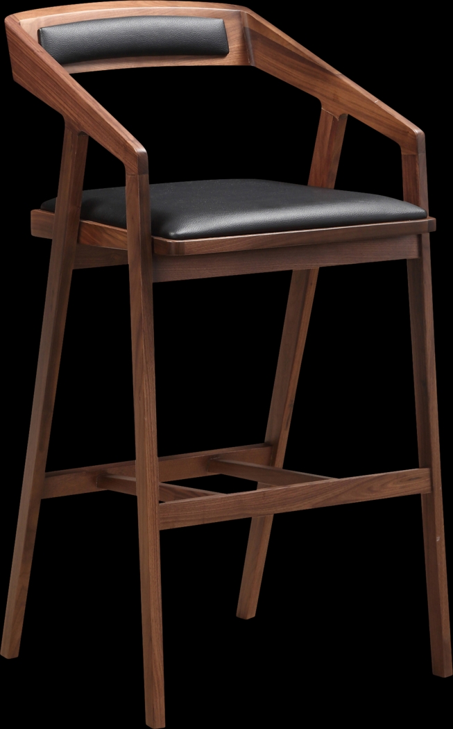 Alekai Walnut Barstool - Thumbnail - Image 1