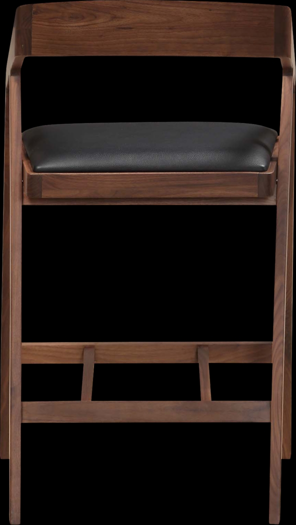 Alekai Walnut Counter Height Stool - Thumbnail - Image 3