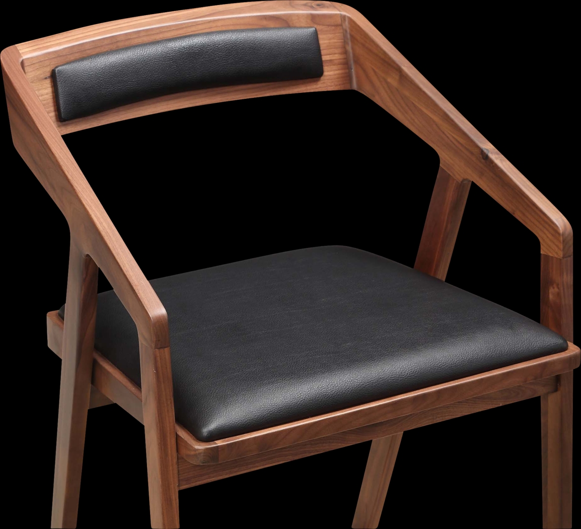 Alekai Walnut Counter Height Stool - Thumbnail - Image 4