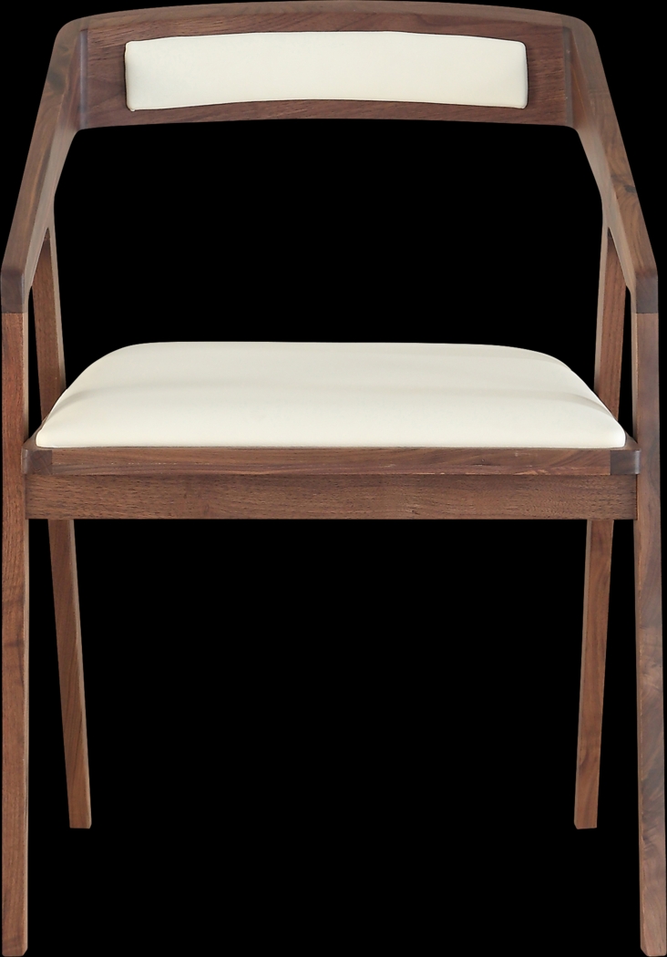Alekai White Arm Chair - Thumbnail - Image 2
