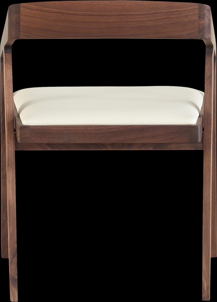 Alekai White Arm Chair - Thumbnail - Image 3