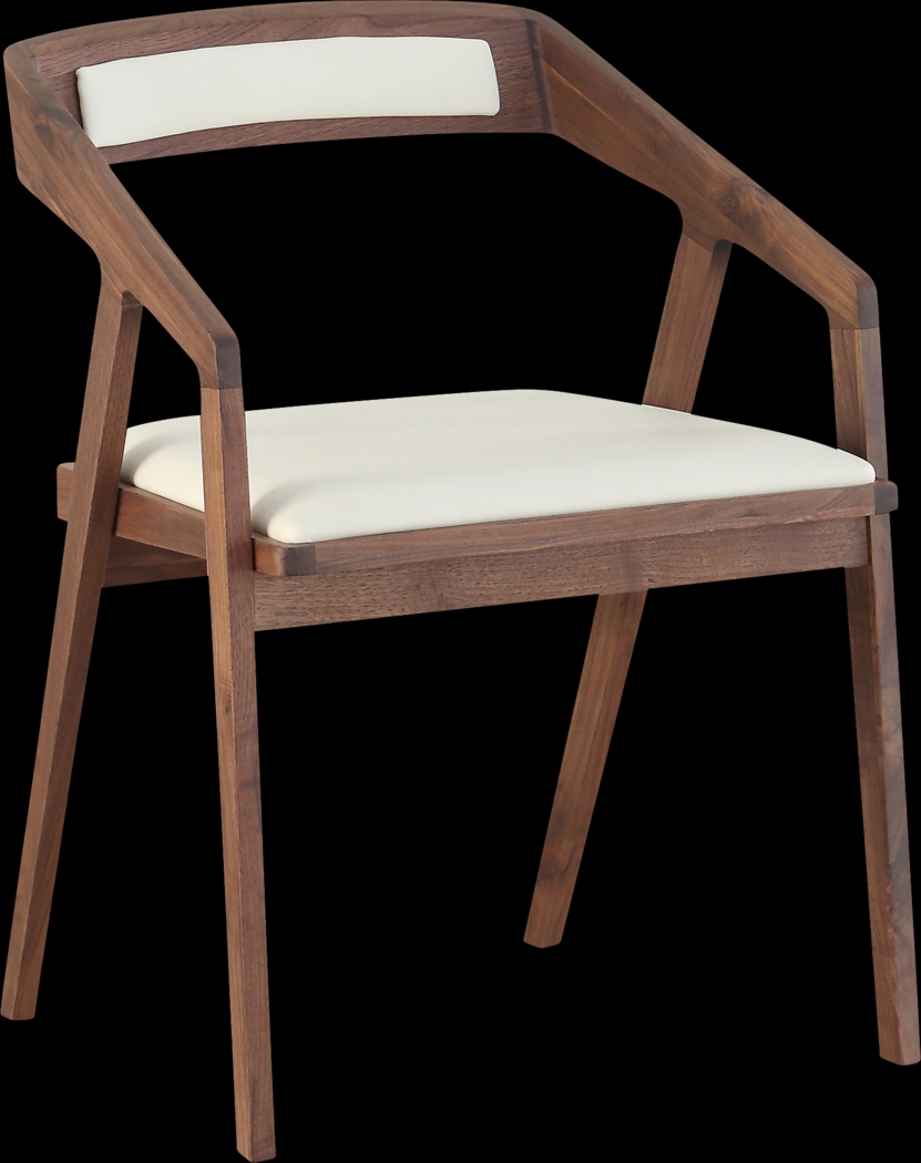 Alekai White Arm Chair - Thumbnail - Image 1