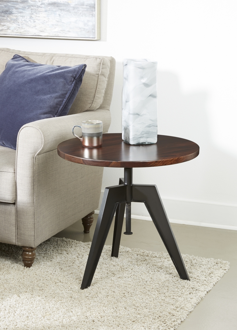 Alellow Brown Accent Table - Thumbnail - Image 5