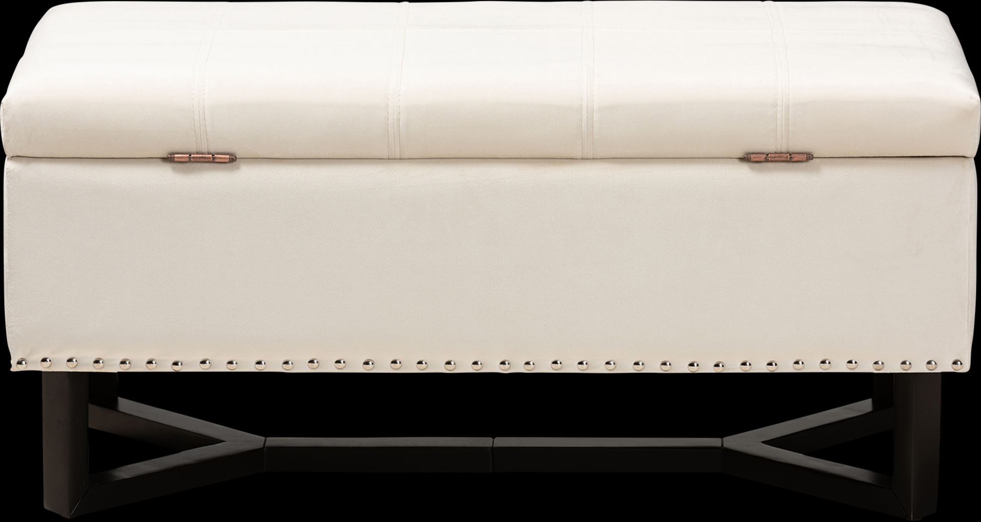 Alema Beige Storage Ottoman - Thumbnail - Image 5