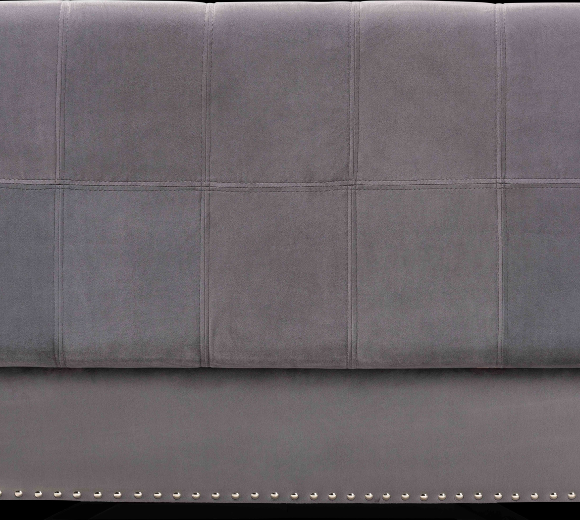 Alema Gray Storage Ottoman - Thumbnail - Image 6