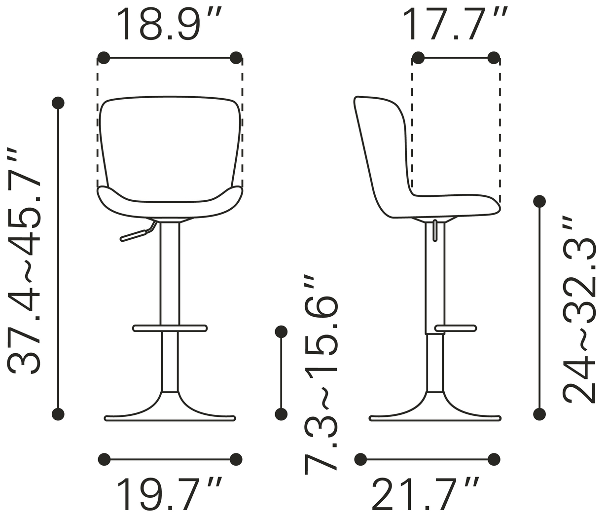 Aleman Green Barstool - Thumbnail - Image 12