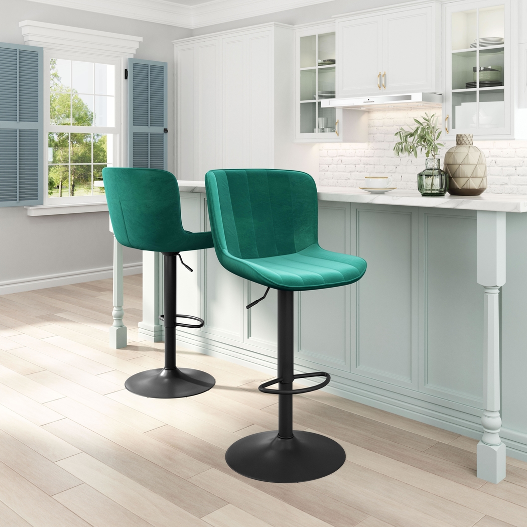 Aleman Green Barstool - Thumbnail - Image 8