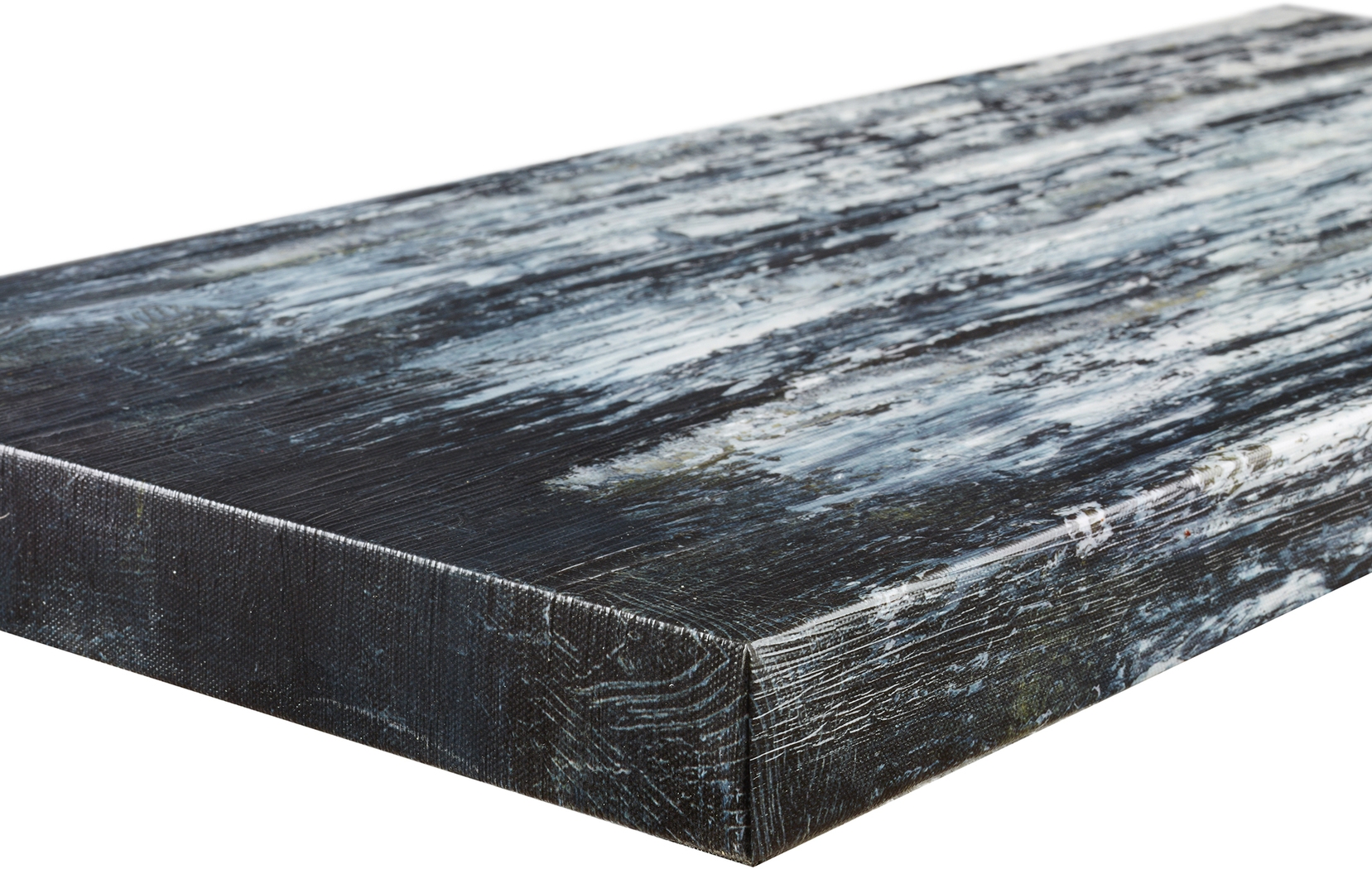 Alemany Black Gel Coated Print Canvas Set of 3 - Thumbnail - Image 5