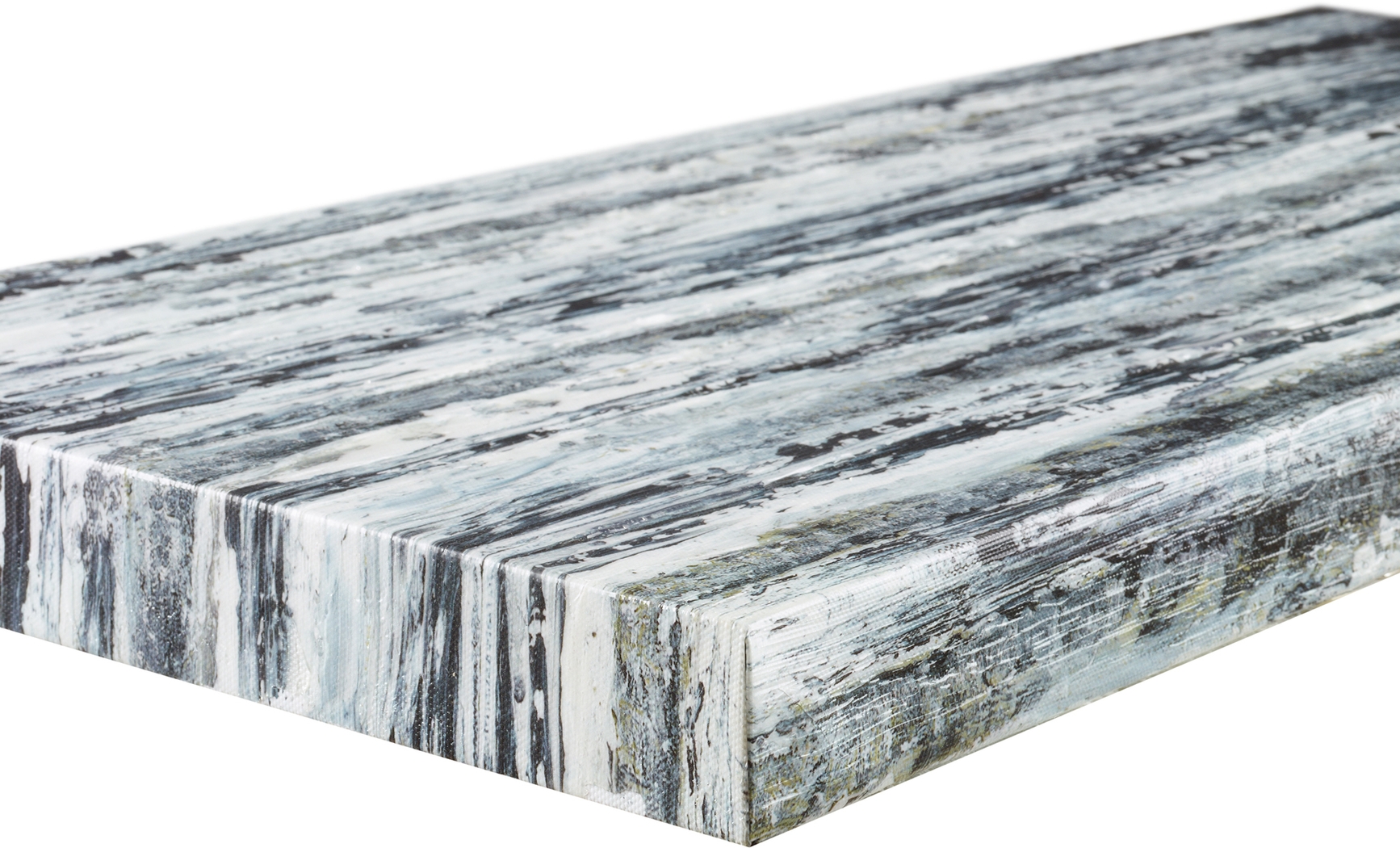 Alemany Black Gel Coated Print Canvas Set of 3 - Thumbnail - Image 7