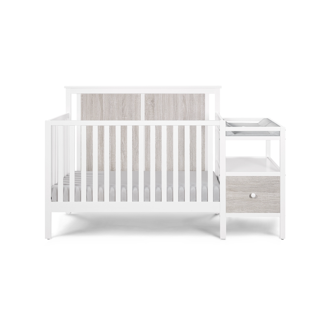 Kids Alemeda White Crib and Changer Combo - Thumbnail - Image 2