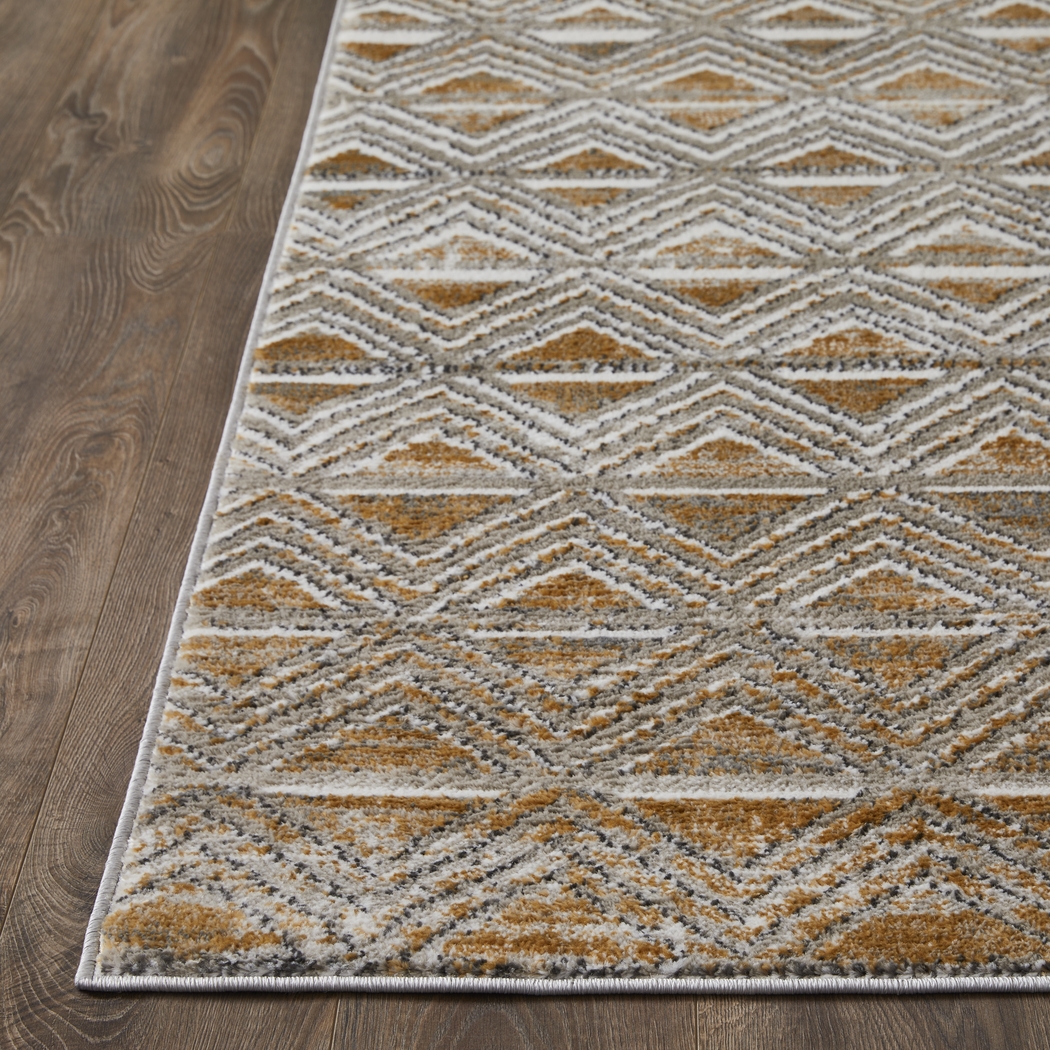 Alemza Beige 7'10 x 9'10 Area Rug - Thumbnail - Image 2