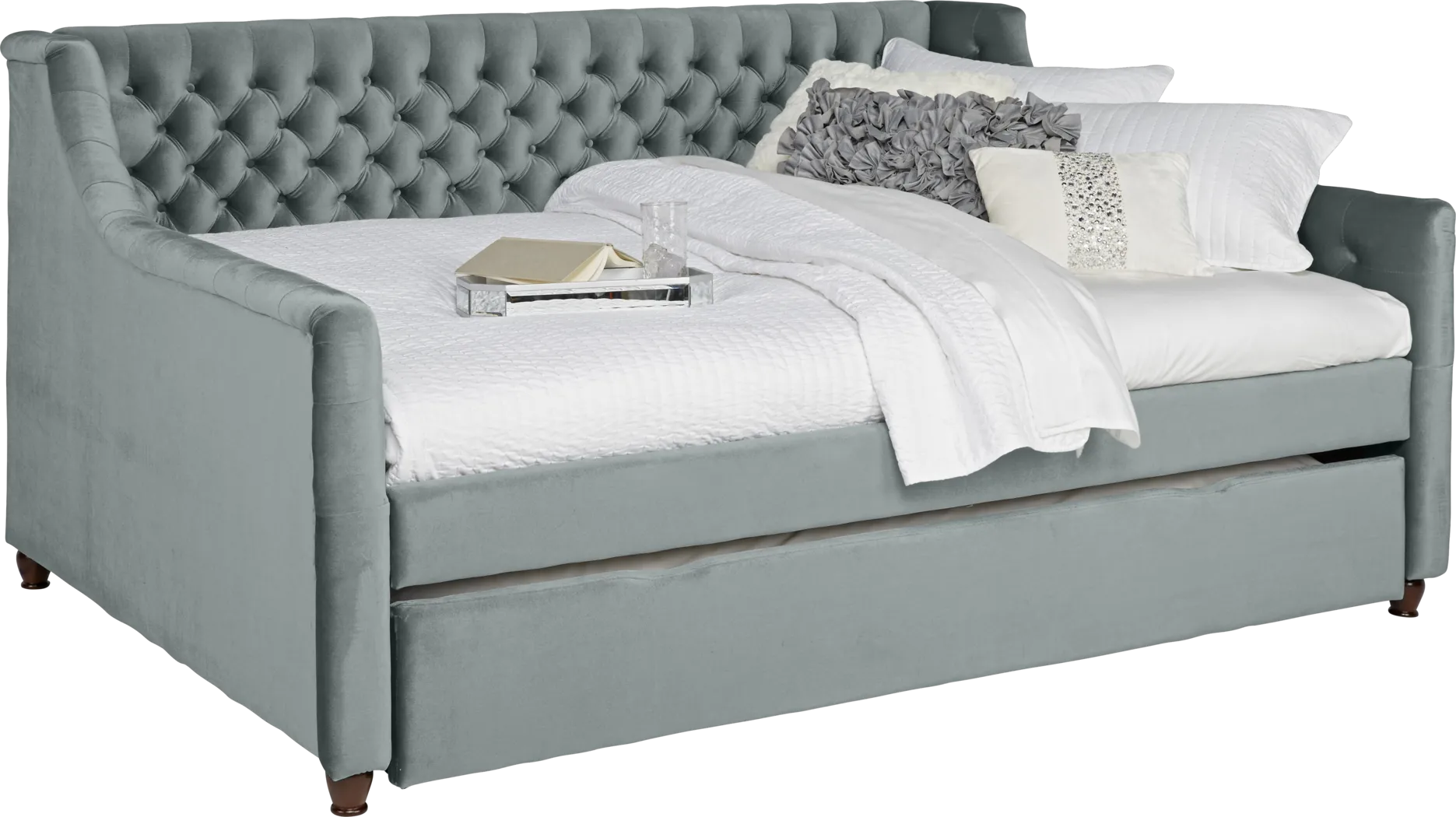 Alena Blue 2 Pc Full Daybed with Trundle - Thumbnail - Image 1