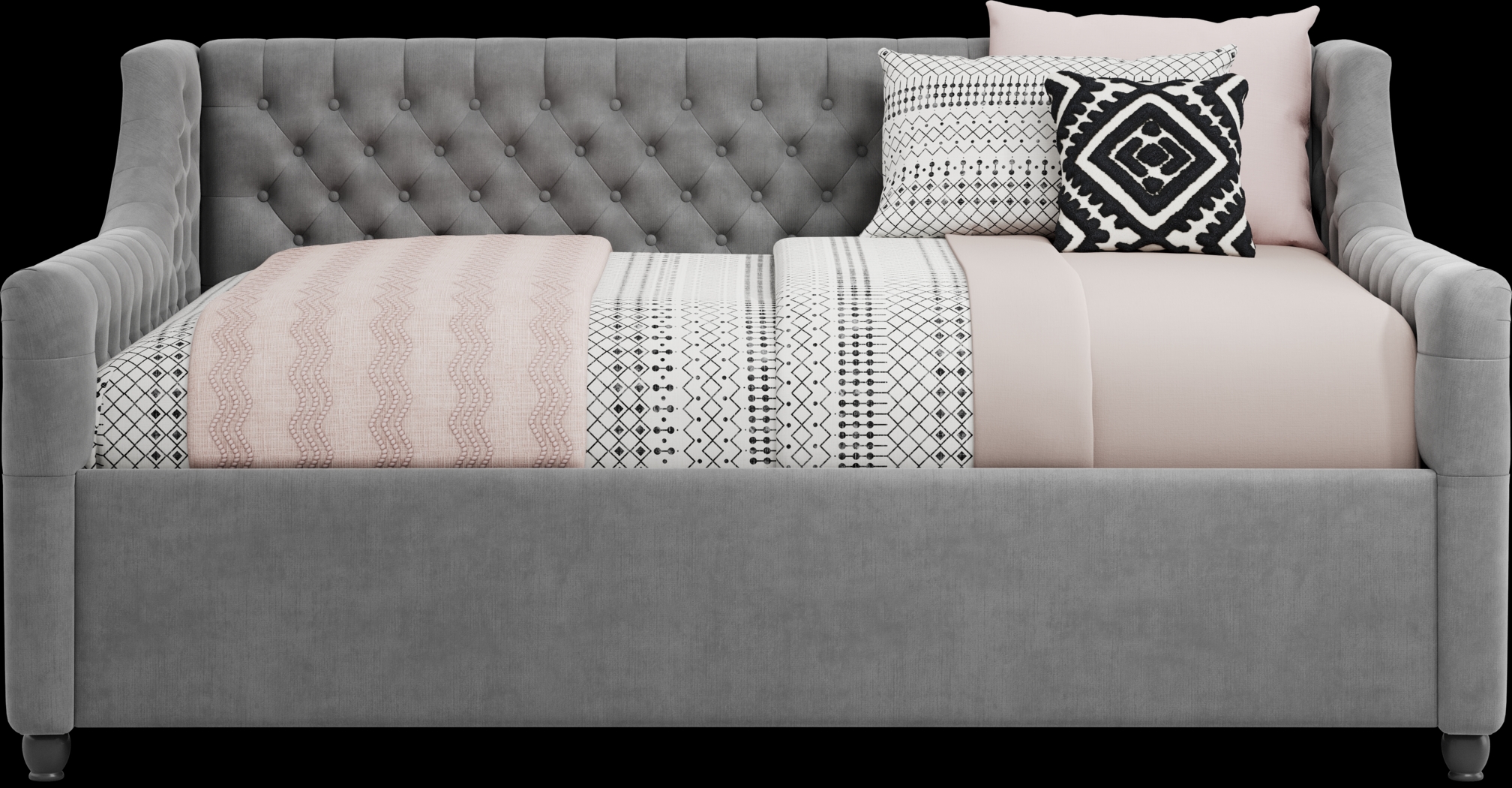 Alena Charcoal Full Daybed - Thumbnail - Image 2