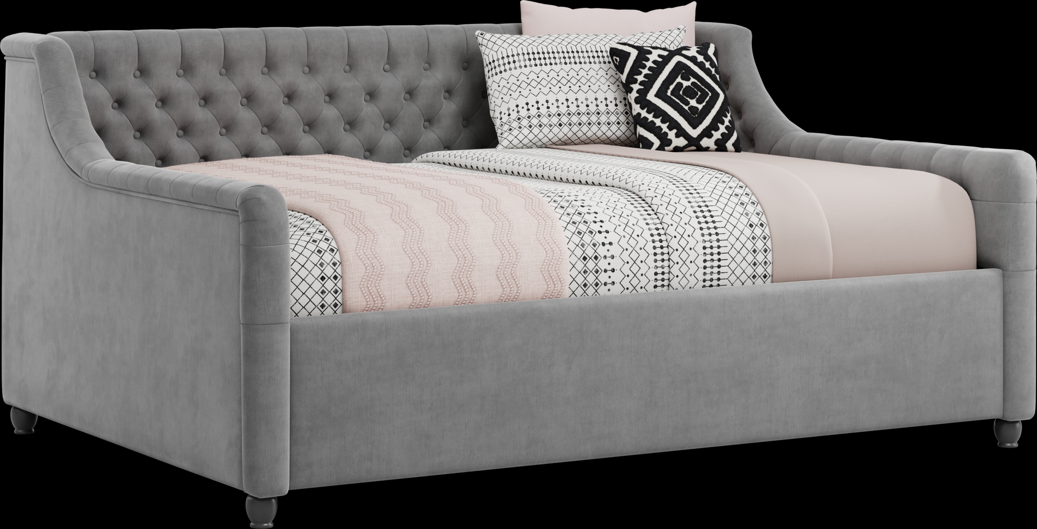 Alena Charcoal Full Daybed - Thumbnail - Image 1