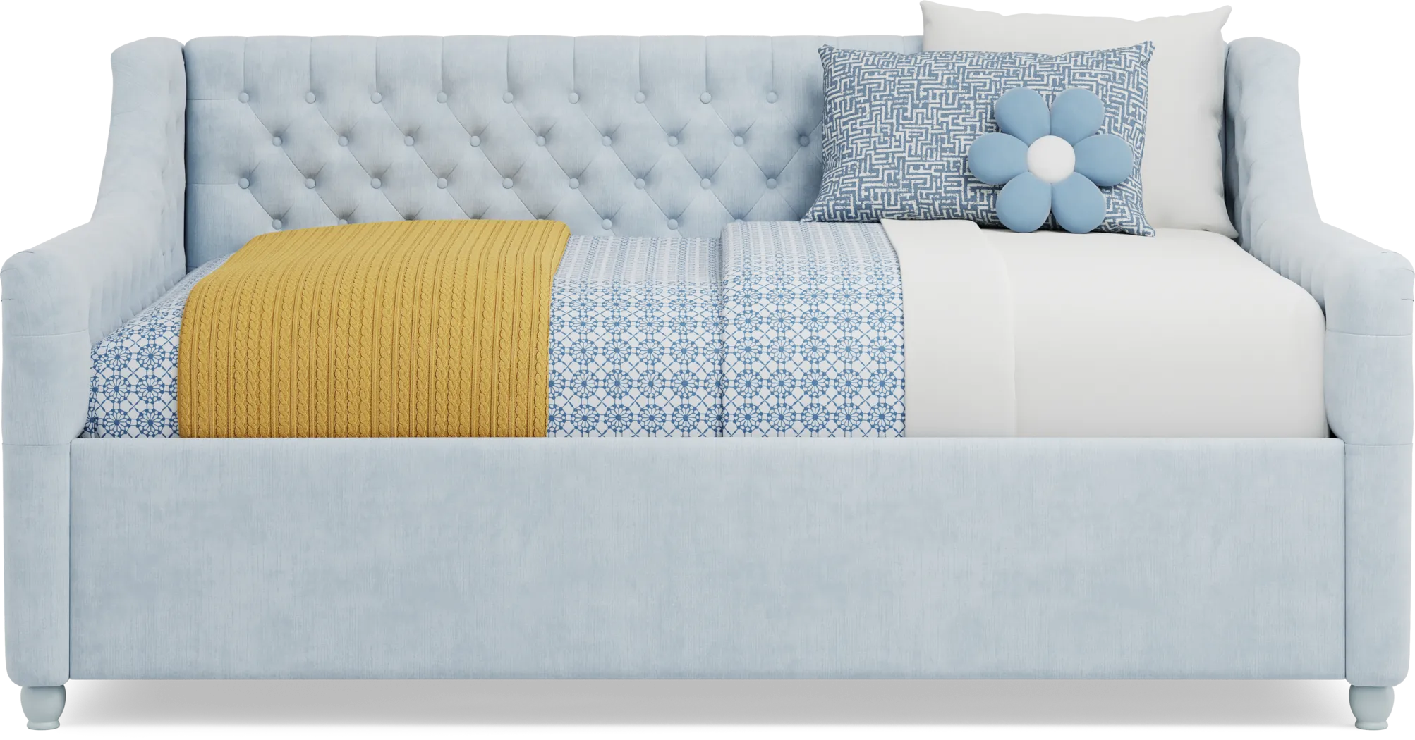 Kids Lindbrook Sand Bedroom with Alena Light Blue Full Daybed - Thumbnail - Image 6