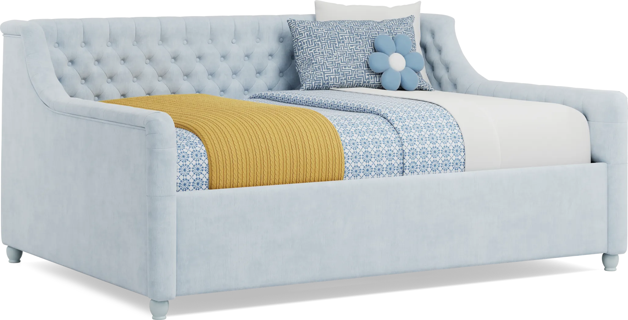 Kids Lindbrook Sand Bedroom with Alena Light Blue Full Daybed - Thumbnail - Image 5