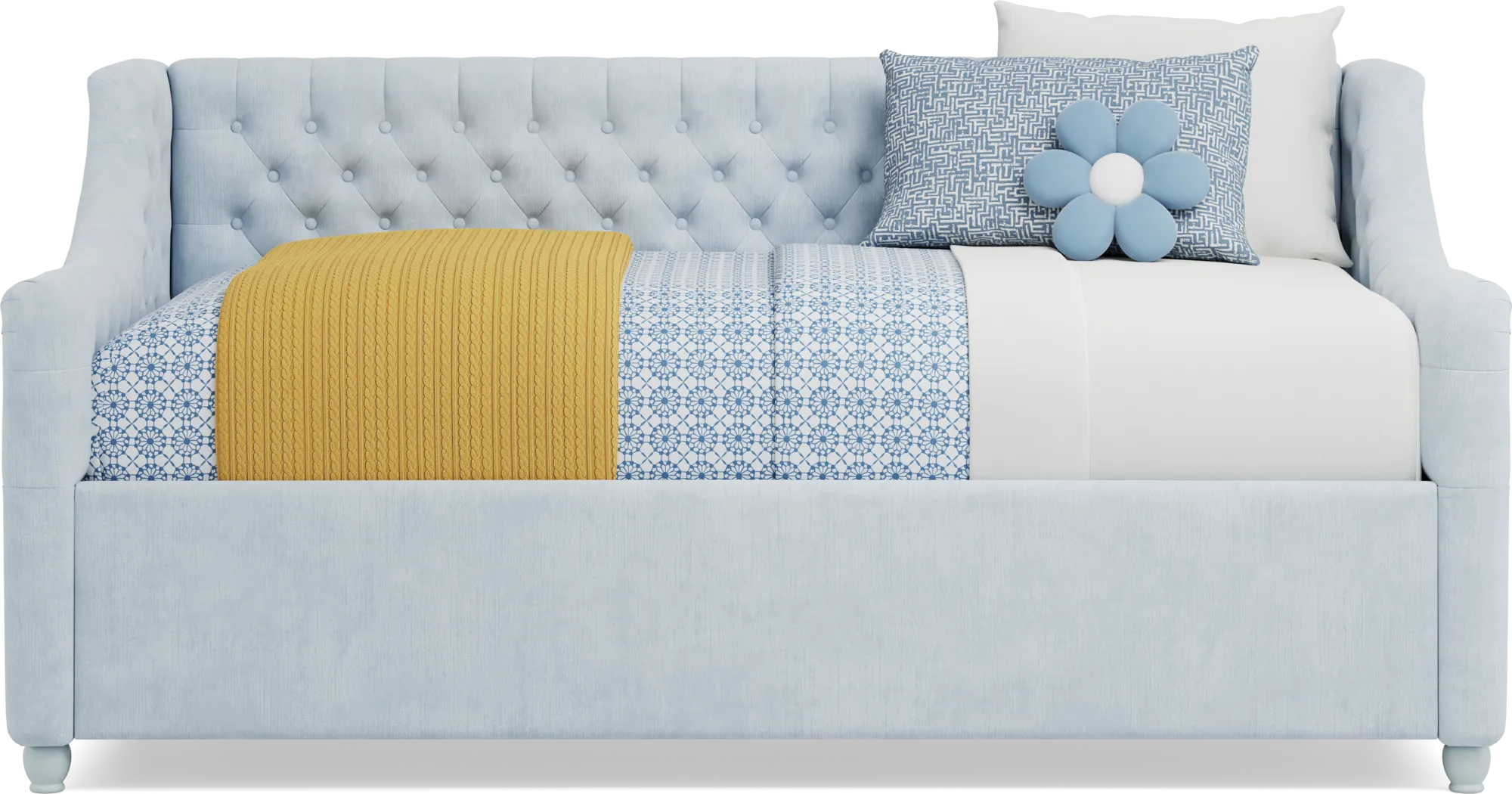 Kids Lindbrook Sand Bedroom with Alena Light Blue Twin Daybed - Thumbnail - Image 6