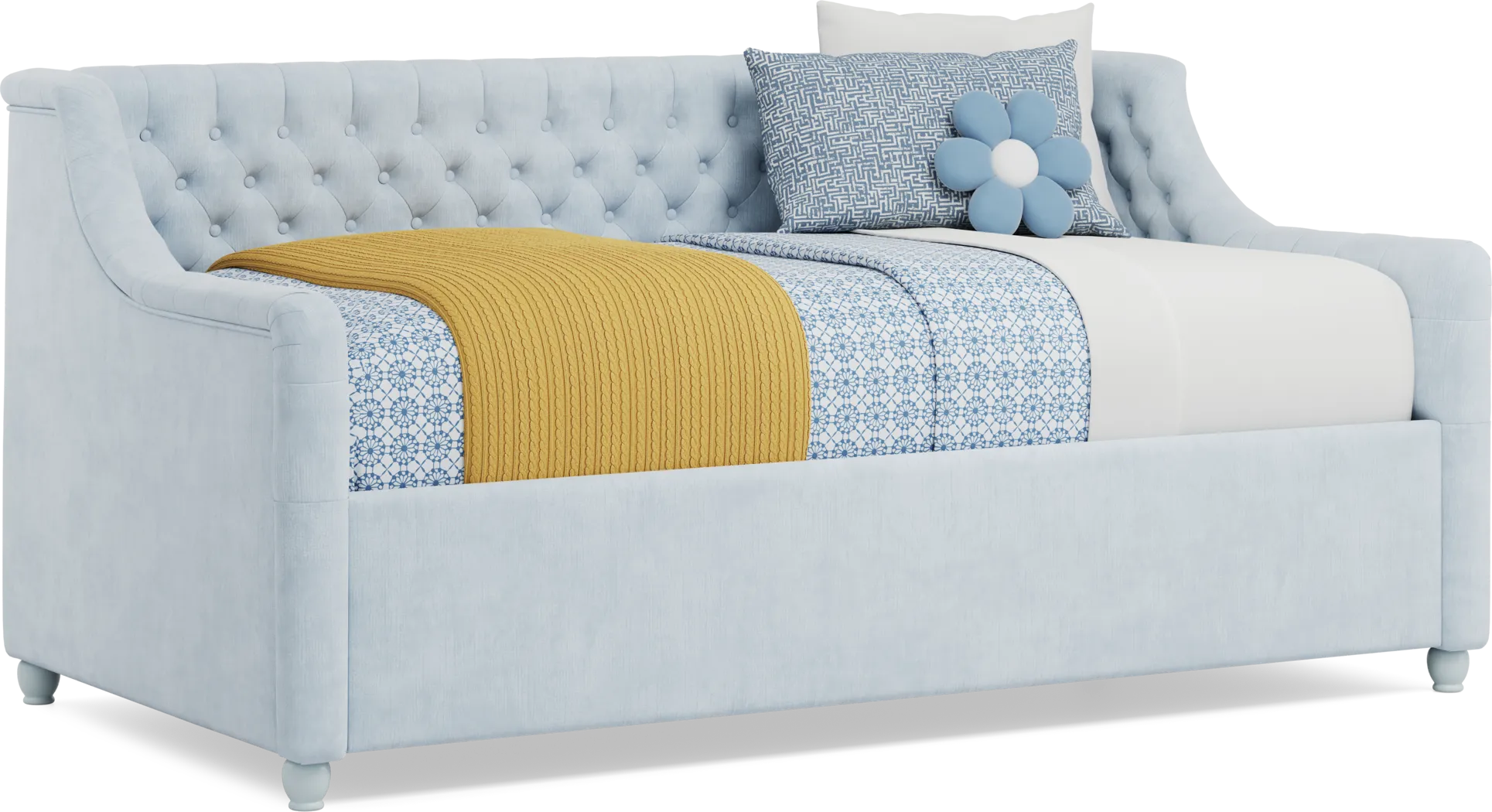 Kids Lindbrook Sand Bedroom with Alena Light Blue Twin Daybed - Thumbnail - Image 5