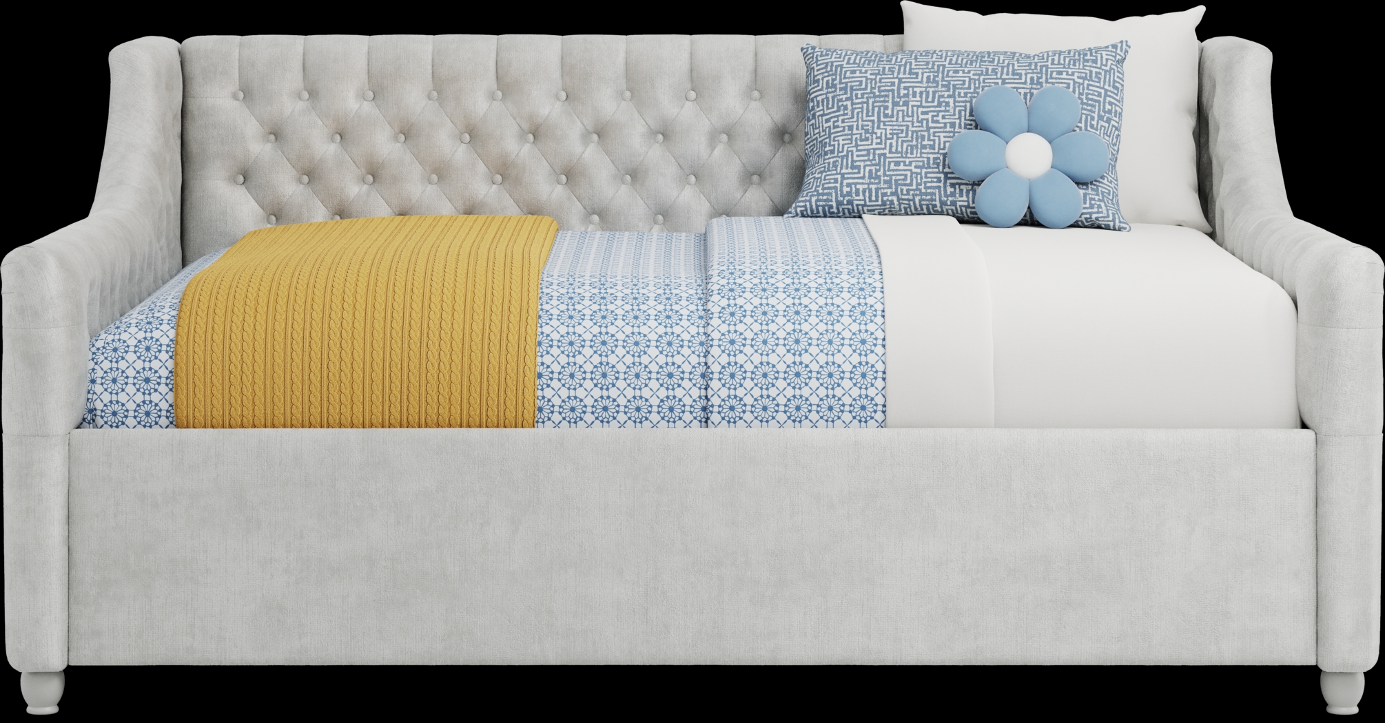 Alena Silver Full Daybed - Thumbnail - Image 2