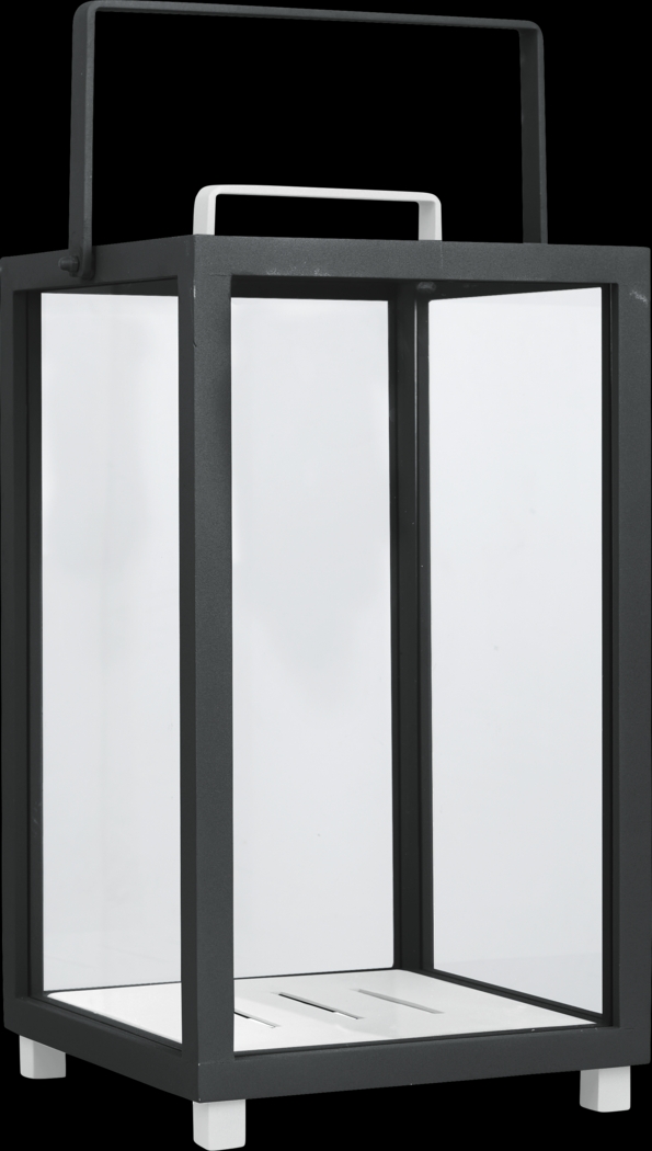 Alenna Black Small Indoor/Outdoor Lantern - Thumbnail - Image 2