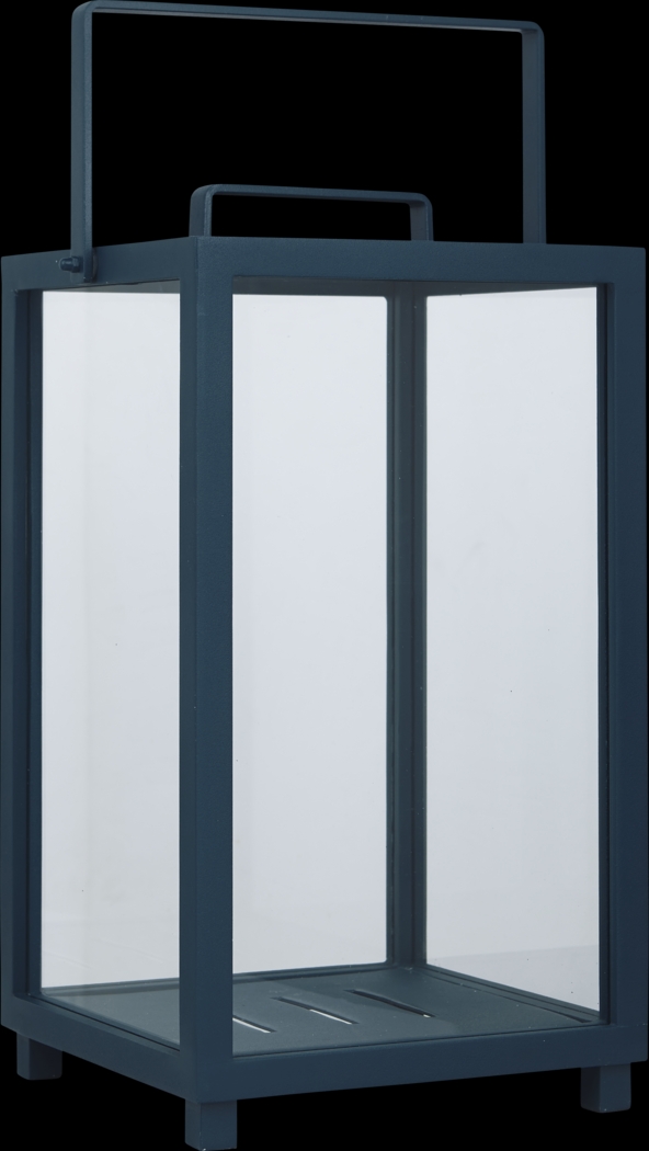 Alenna Blue Large Indoor/Outdoor Lantern - Thumbnail - Image 2