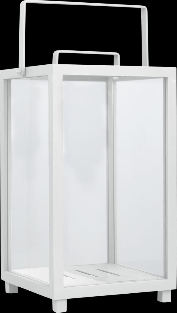 Alenna White Large Indoor/Outdoor Lantern - Thumbnail - Image 2