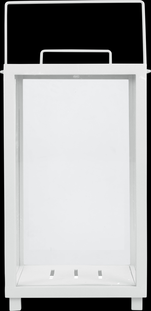 Alenna White Large Indoor/Outdoor Lantern - Thumbnail - Image 1