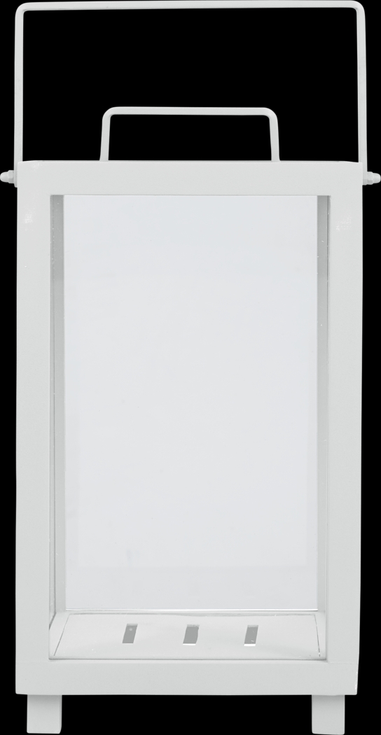 Alenna White Small Indoor/Outdoor Lantern - Thumbnail - Image 1