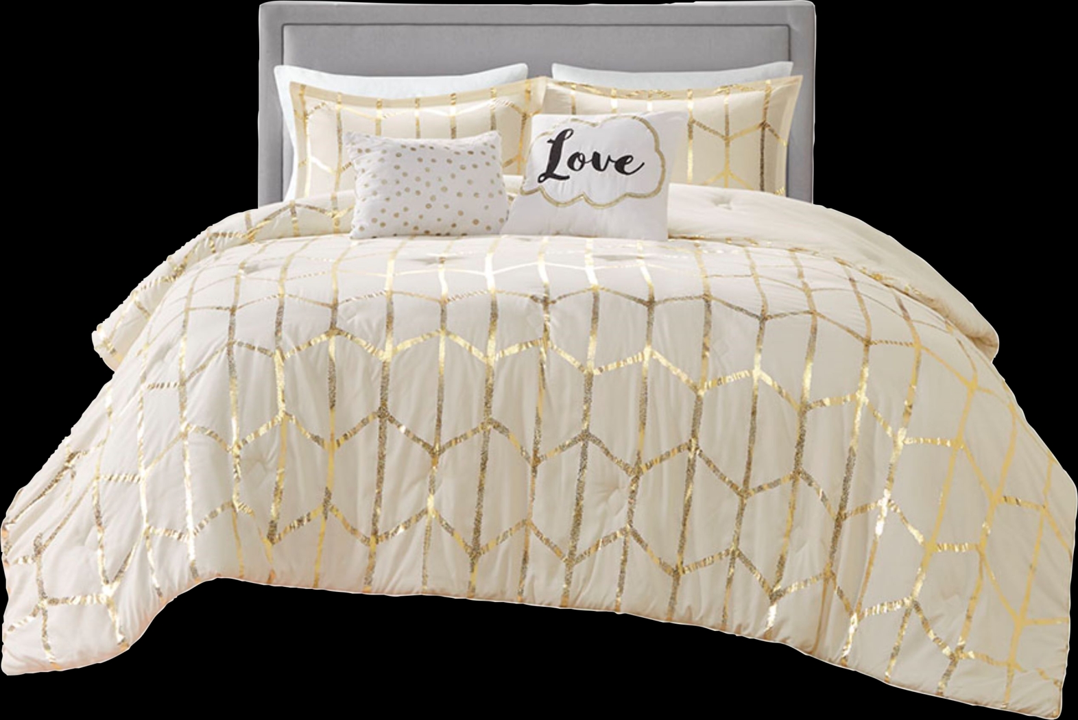 Alesi Gold King Comforter Set - Thumbnail - Image 1