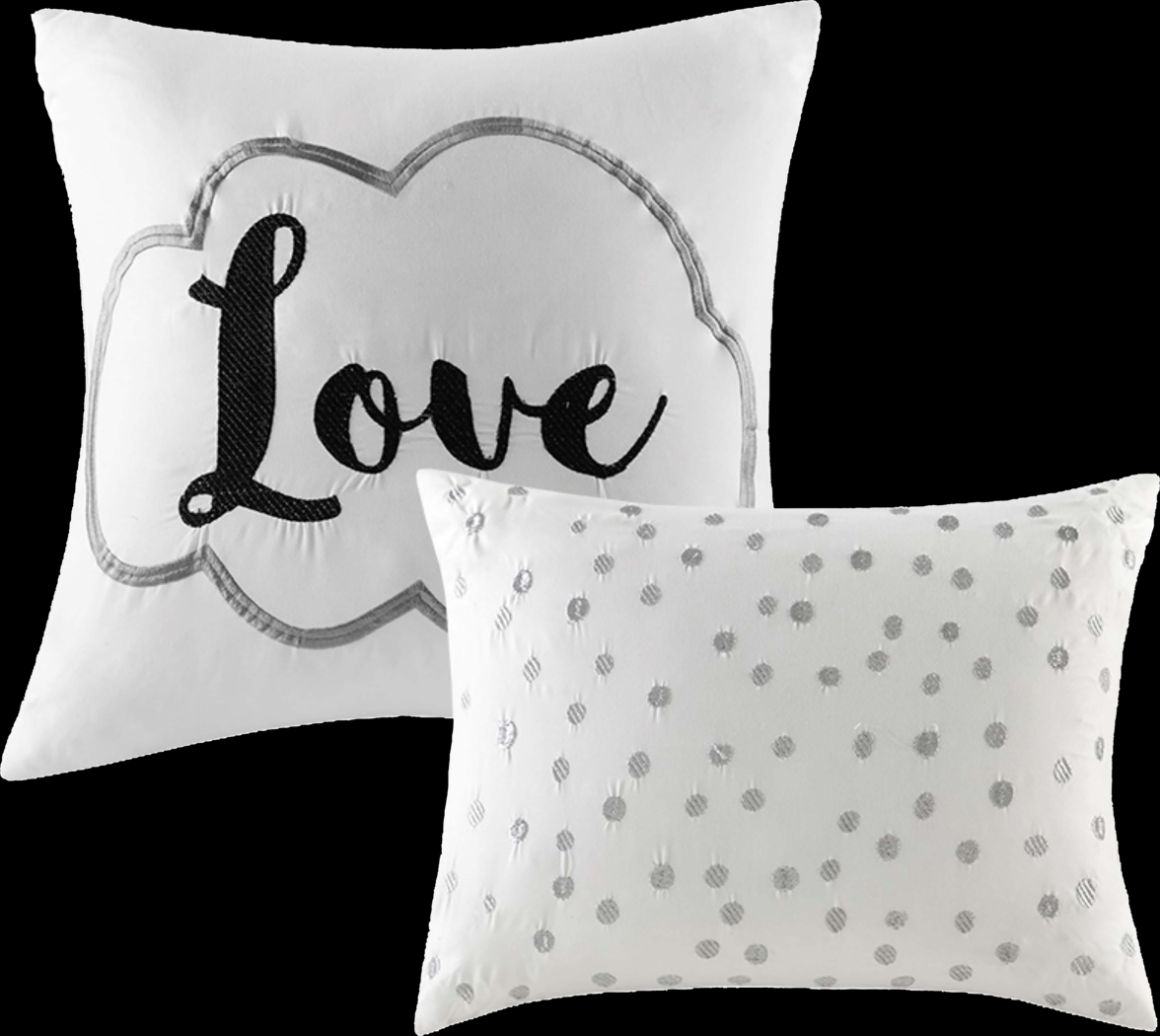 Alesi Gray King Comforter Set - Thumbnail - Image 6