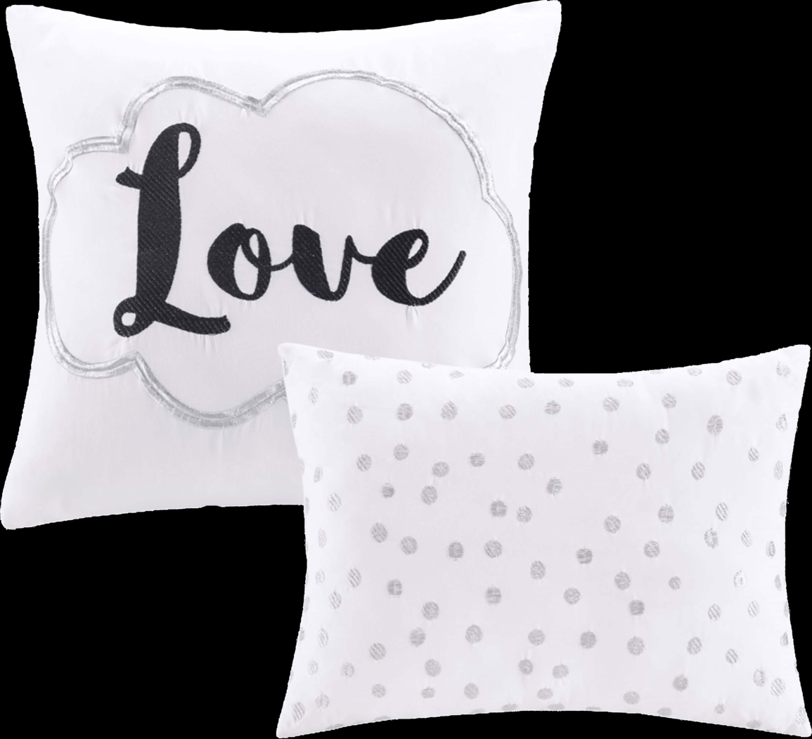 Kids Alesi Silver Twin Comforter Set - Thumbnail - Image 12