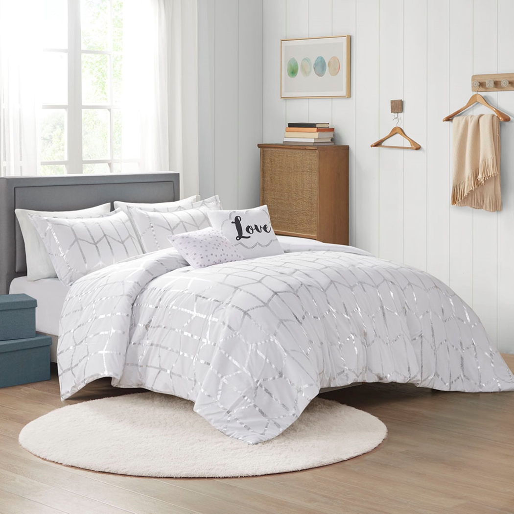 Kids Alesi Silver Twin Comforter Set - Thumbnail - Image 3